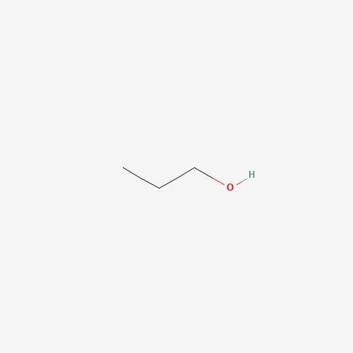 Chemical structure of Propan-1-ol, from PubChem compound 1031