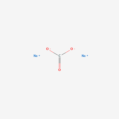 Chemical structure of Sodium carbonate, from PubChem compound 10340