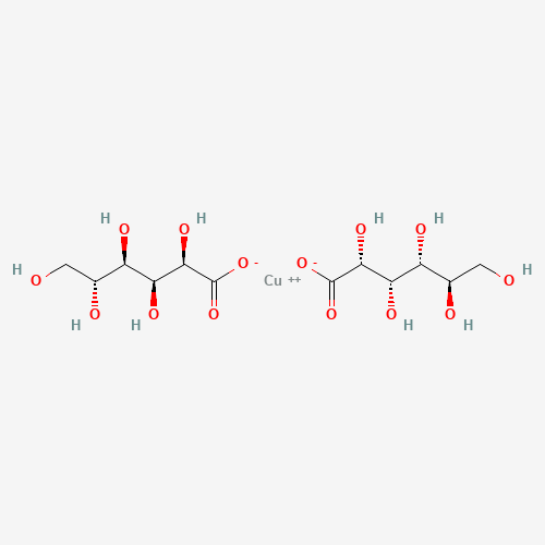 Chemical structure of Copper gluconate, from PubChem compound 10692