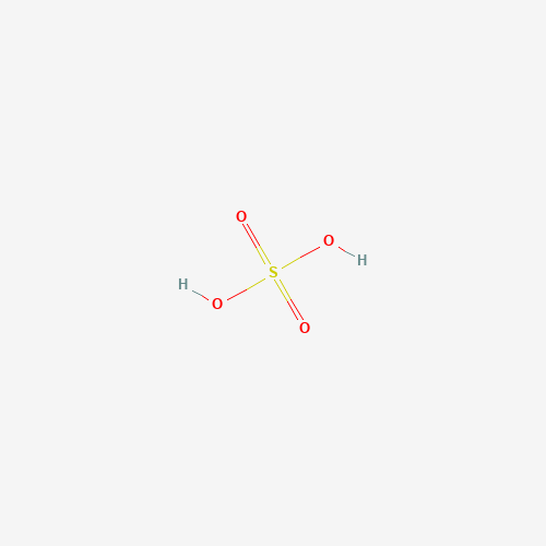 Chemical structure of Sulfuric acid, from PubChem compound 1118