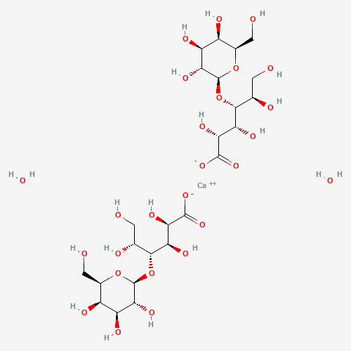Chemical structure of Calcium lactobionate, from PubChem compound 11954336