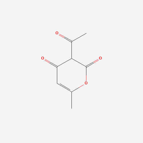 Chemical structure of Dehydroacetic acid, from PubChem compound 122903