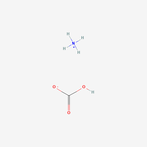 Chemical structure of Ammonium bicarbonate, from PubChem compound 14013