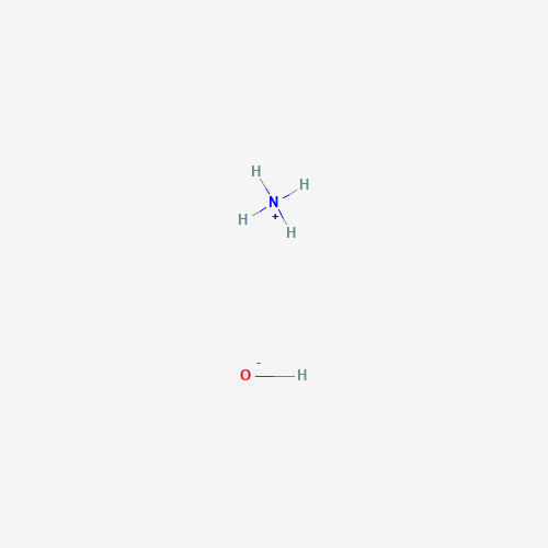 Chemical structure of Ammonium hydroxide, from PubChem compound 14923