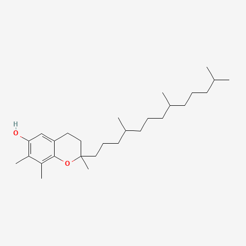 Chemical structure of Gamma-tocopherol, from PubChem compound 14986