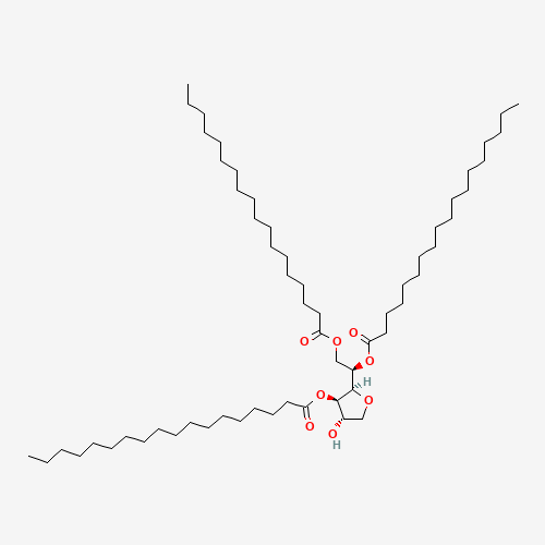 Chemical structure of Sorbitan tristearate, from PubChem compound 15181202