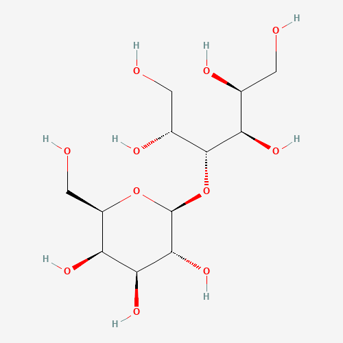 Chemical structure of Lactitol, from PubChem compound 157355