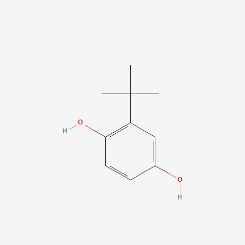 Chemical structure of TBHQ, from PubChem compound 16043