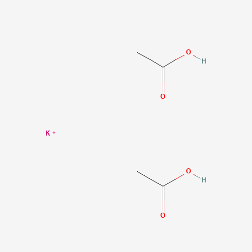 Chemical structure of Potassium diacetate, from PubChem compound 162367992