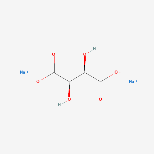 Chemical structure of Sodium tartrate, from PubChem compound 162637