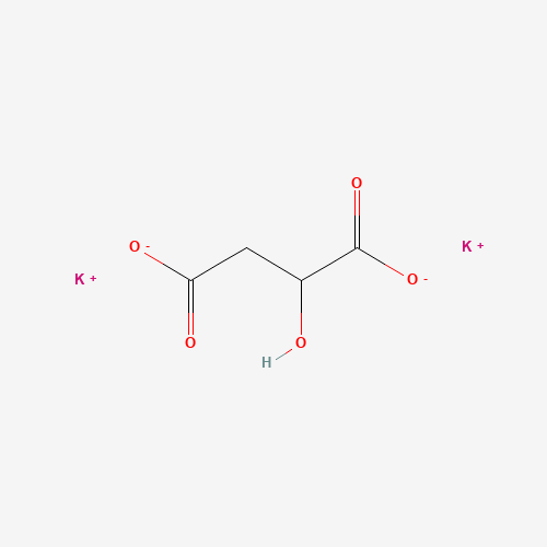 Chemical structure of Potassium malate, from PubChem compound 164689