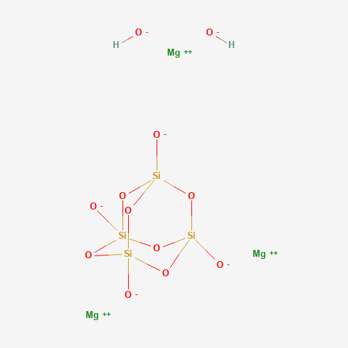 Chemical structure of Talc, from PubChem compound 165411828