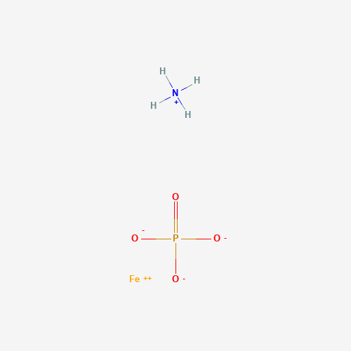 Chemical structure of Ferrous ammonium phosphate, from PubChem compound 165813