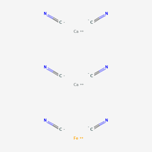Chemical structure of Calcium ferrocyanide, from PubChem compound 166920