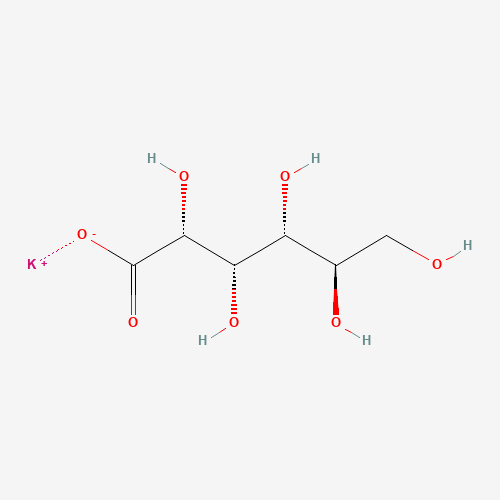 Chemical structure of Potassium gluconate, from PubChem compound 16760467