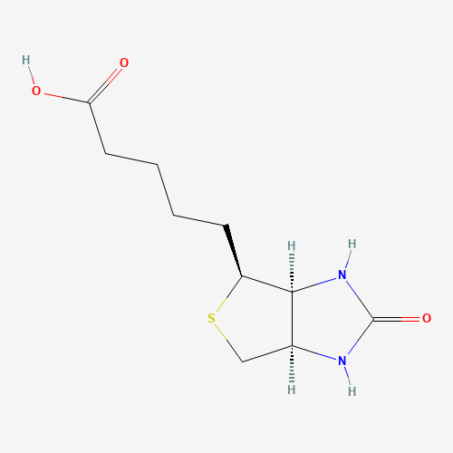 Chemical structure of Biotin, from PubChem compound 171548