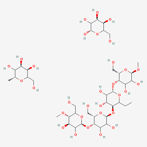Chemical structure of Cassia gum, from PubChem compound 172642670