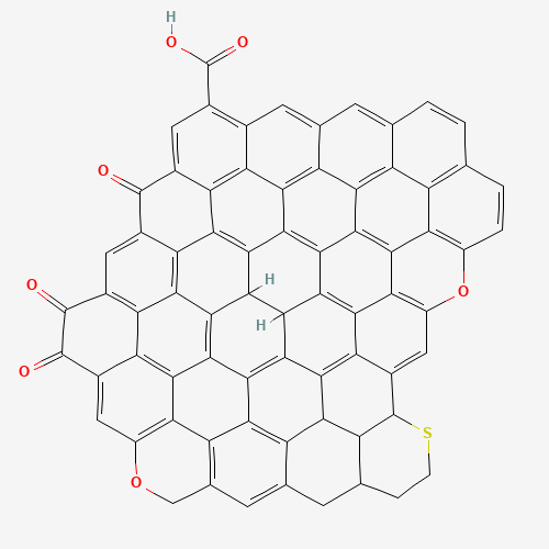 Chemical structure of Vegetable carbon, from PubChem compound 172866199