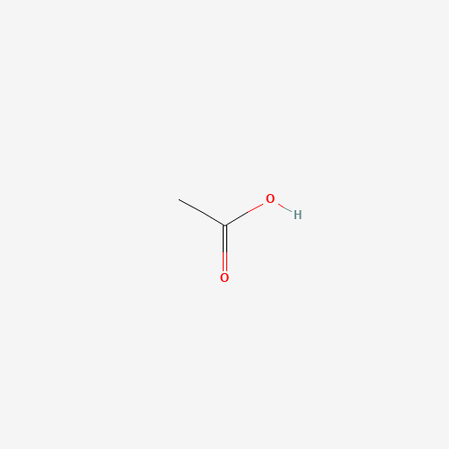 Chemical structure of Acetic acid, from PubChem compound 176