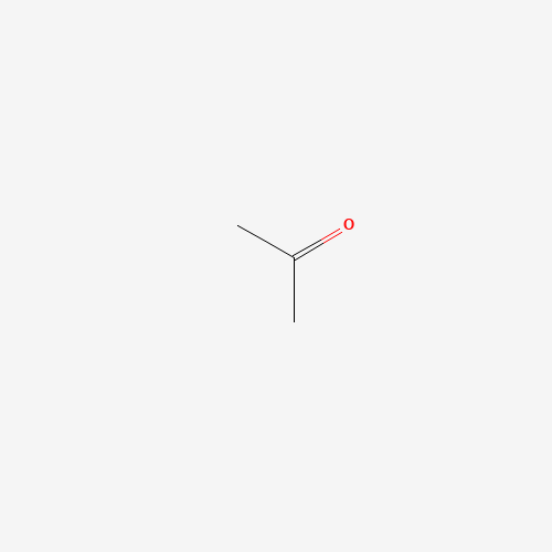 Chemical structure of Acetone, from PubChem compound 180