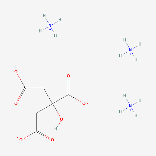 Chemical structure of Triammonium citrate, from PubChem compound 18954