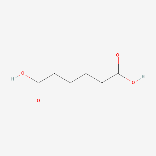 Chemical structure of Adipic acid, from PubChem compound 196