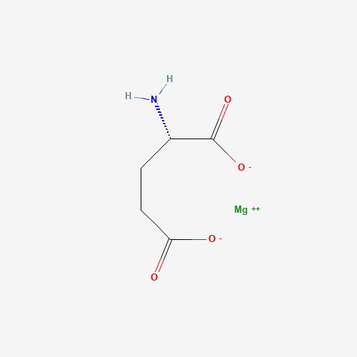 Chemical structure of Magnesium di-L-glutamate, from PubChem compound 198473