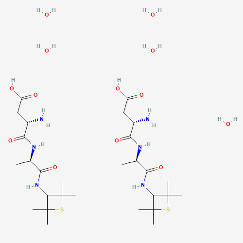 Chemical structure of Alitame, from PubChem compound 20055408