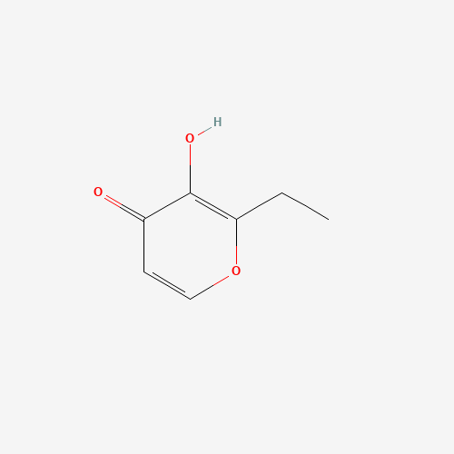 Chemical structure of Ethyl maltol, from PubChem compound 21059