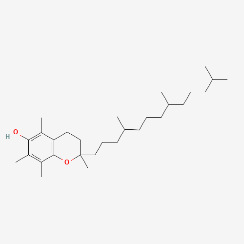 Chemical structure of dl-alpha-Tocopherol, from PubChem compound 2116