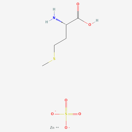 Chemical structure of Zinc methionine sulfate, from PubChem compound 22849947