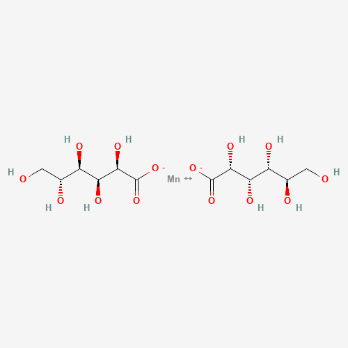 Chemical structure of Manganese gluconate, from PubChem compound 22988