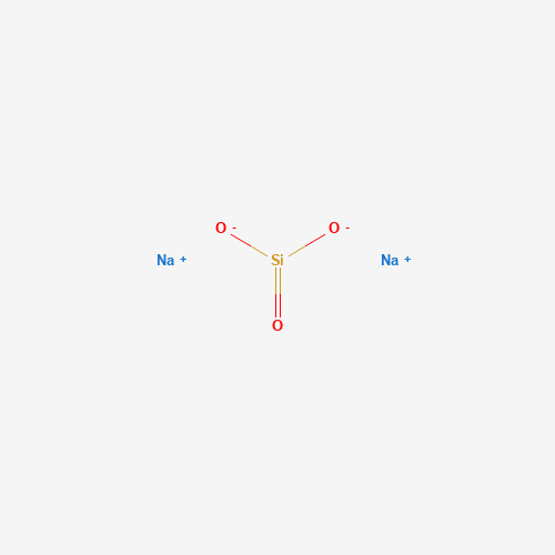 Chemical structure of Sodium metasilicate, from PubChem compound 23266
