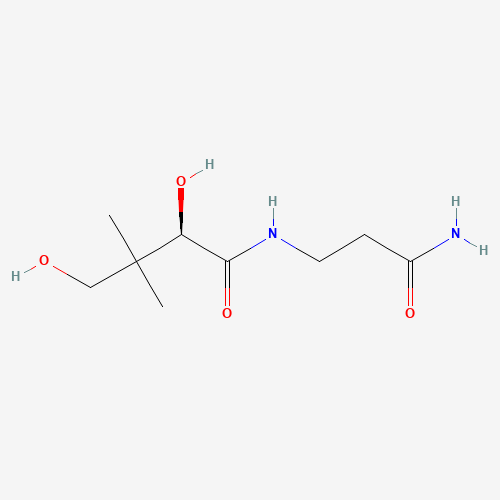 Chemical structure of D-Pantothenamide, from PubChem compound 23618825