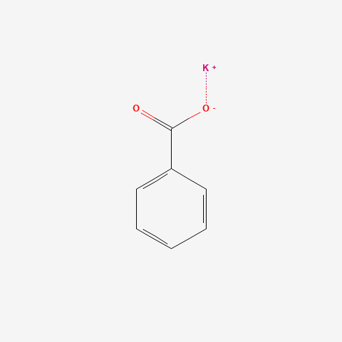 Chemical structure of Potassium benzoate, from PubChem compound 23661960