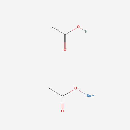 Chemical structure of Sodium diacetate, from PubChem compound 23662384