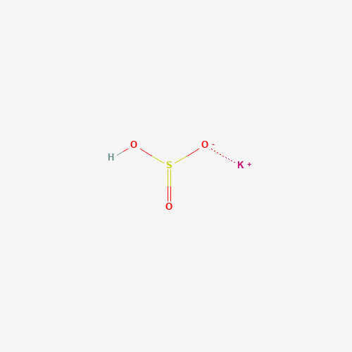 Chemical structure of Potassium bisulfite, from PubChem compound 23663620