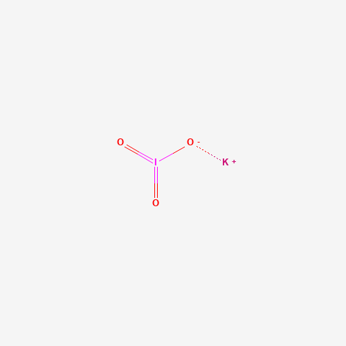 Chemical structure of Potassium iodate, from PubChem compound 23665710