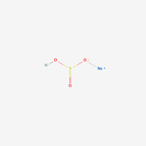 Chemical structure of Sodium bisulfite, from PubChem compound 23665763