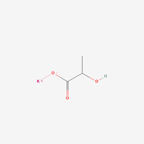 Chemical structure of Potassium lactate, from PubChem compound 23671663
