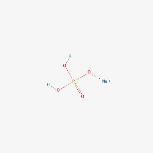 Chemical structure of Sodium acid phosphate, from PubChem compound 23672064