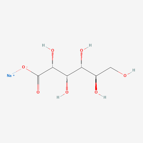 Chemical structure of Sodium gluconate, from PubChem compound 23672301