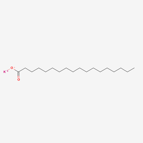 Chemical structure of Potassium stearate, from PubChem compound 23673840
