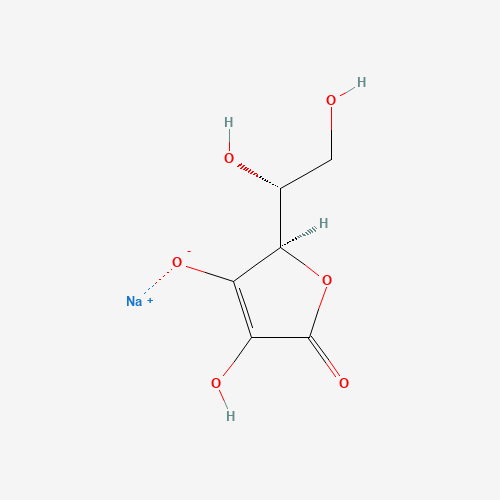 Chemical structure of Sodium erythorbate (Sodium isoascorbate), from PubChem compound 23683938