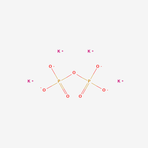 Chemical structure of Tetrapotassium pyrophosphate, from PubChem compound 23740