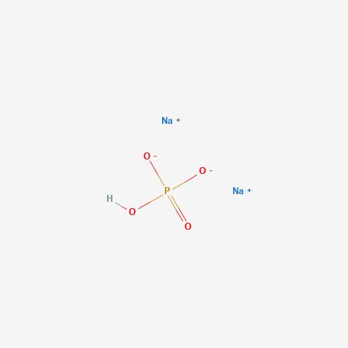 Chemical structure of Disodium phosphate, from PubChem compound 24203