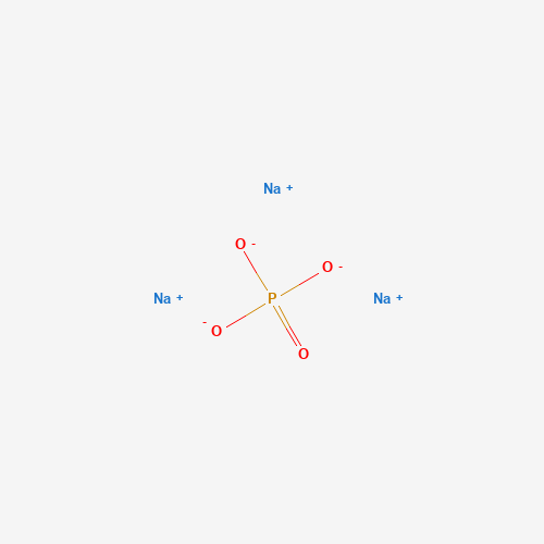 Chemical structure of Trisodium phosphate, from PubChem compound 24243
