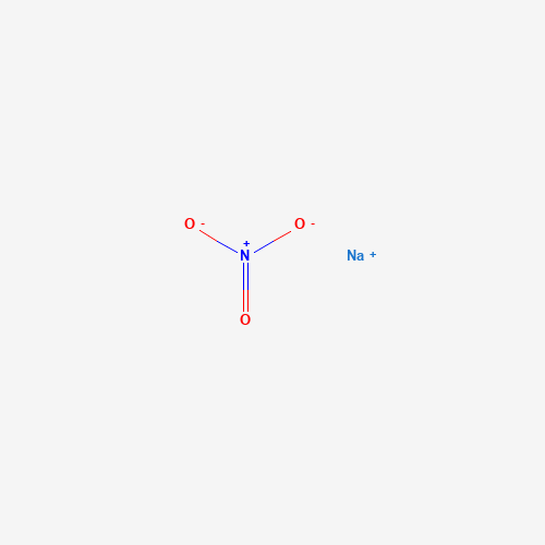 Chemical structure of Sodium nitrate, from PubChem compound 24268