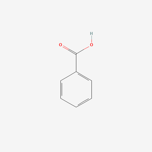 Chemical structure of Benzoic acid, from PubChem compound 243