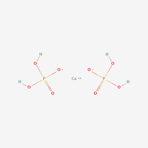 Chemical structure of Monobasic calcium phosphate, from PubChem compound 24454